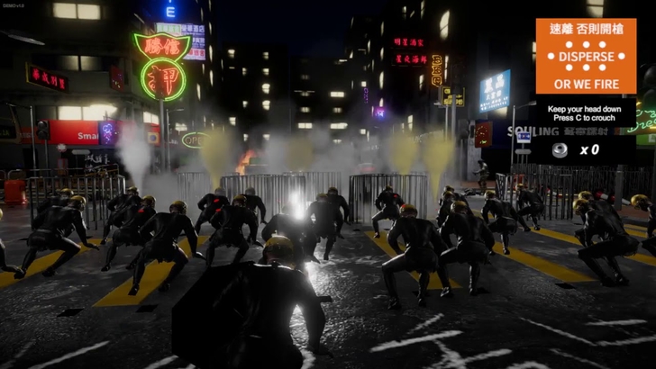 Protestele din Hong Kong, transformate în joc pe calculator